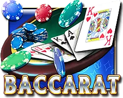 Baccarat game card artwork